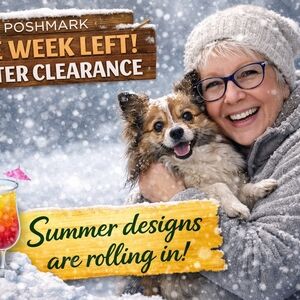 WINTER CLEARANCE ❄️2 DAYS LEFT PRICES ⬇️10% 2/12.  MAKE WAY FOR SUMMER LOVLIES🌞